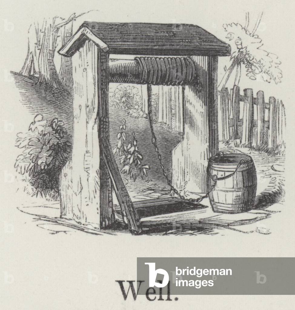 "Brunnen (Gravur)" von English School