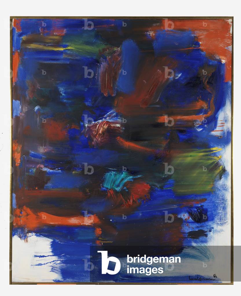 Bild von Gemälde "Blue Rhapsody" 1963 von Hans Hofmann