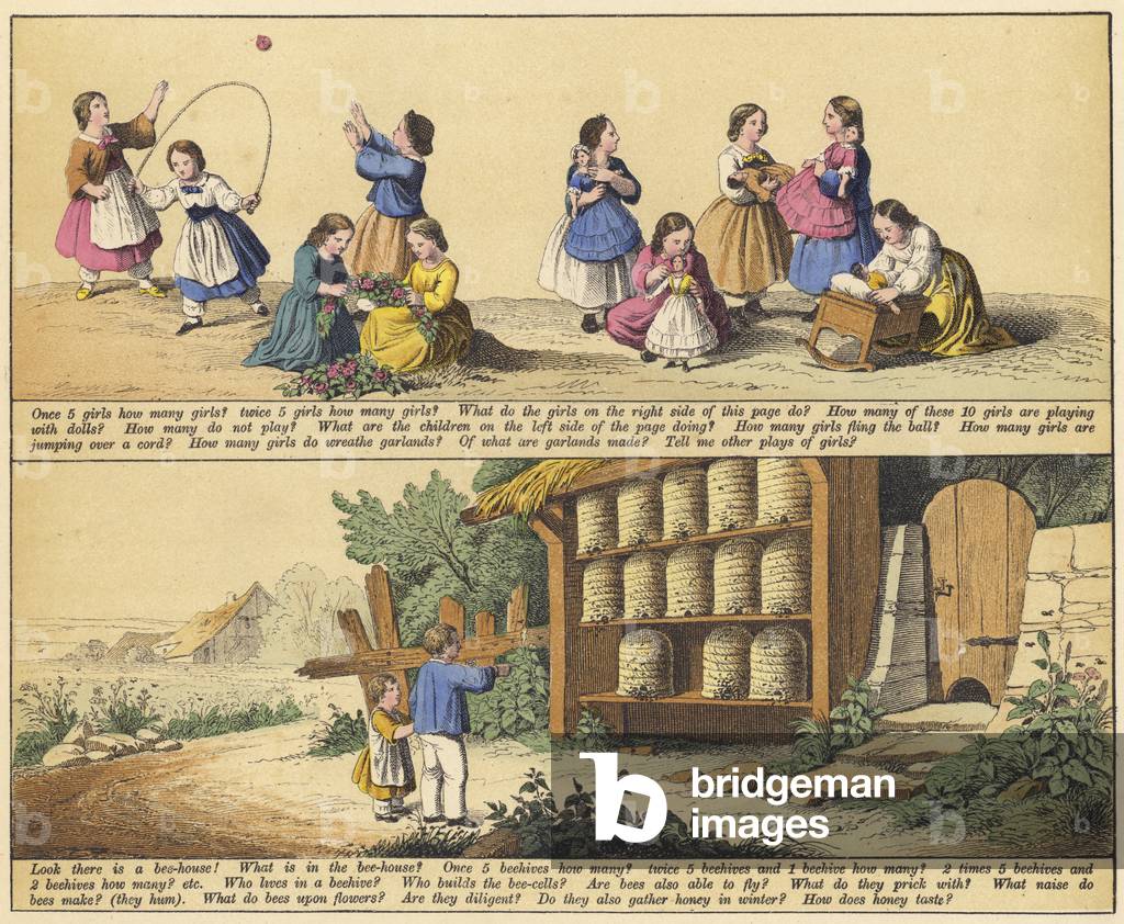 Page de The New Picture Book (couleur litho) par English School