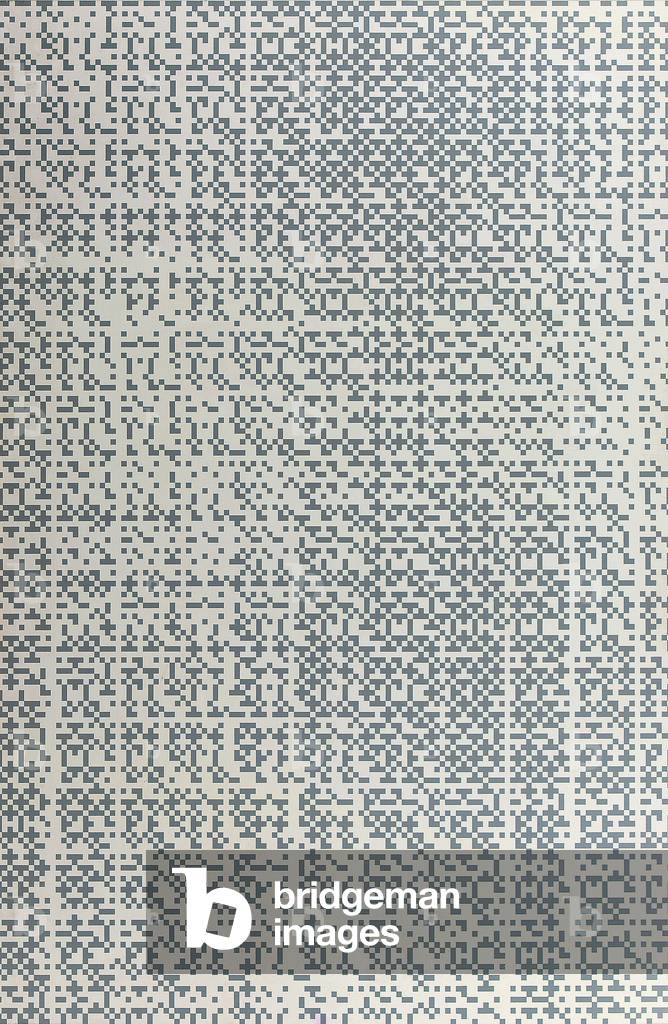 Structure grey (lacquer on panel, unframed)