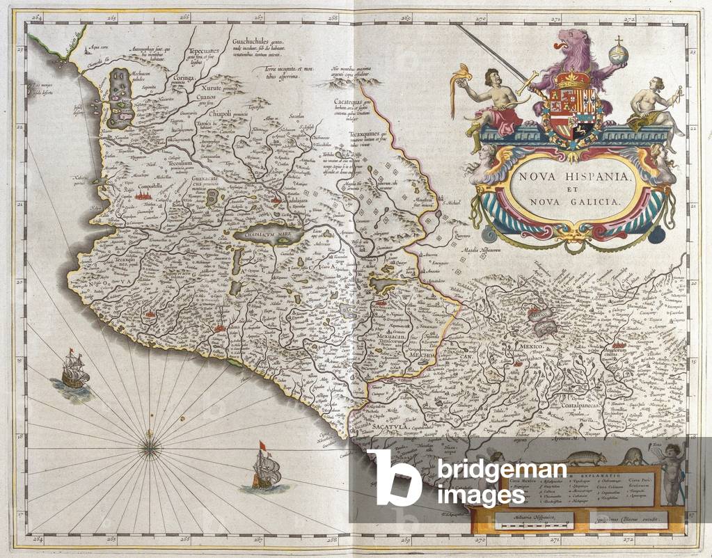 Mexiko, in 'Theatrum Orbis Terrarum, sive Atlas Novus' von Willem Blaeu, Amsterdam, 1645-50