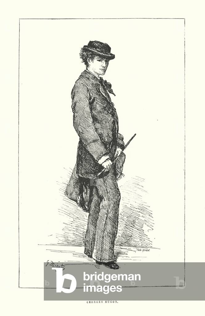 Bild von Gravur "Illustration für Nana von Emile Zola (Gravur)" von French School