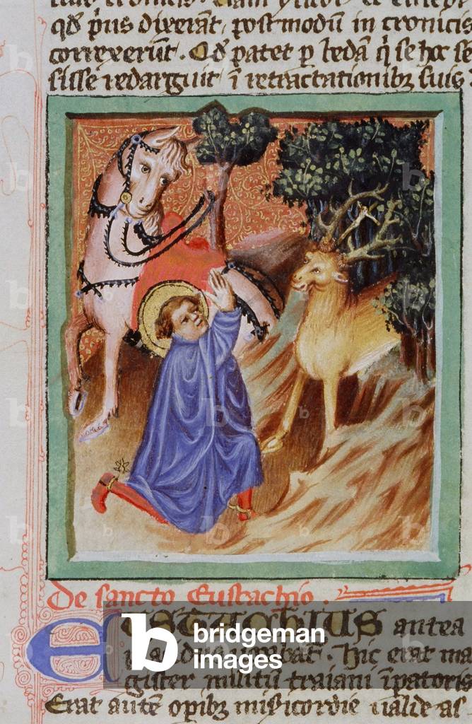 Frau Gen 1111 Seite von der 'Legenda Aurea', Brügge, um 1400-10 (vellum)