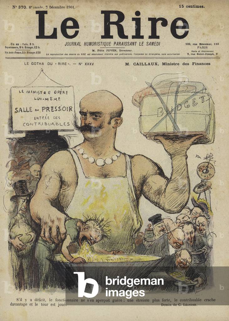 Illustration für Le Rire (Farbe Litho)