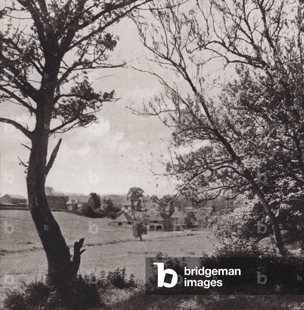 Bild von Fotografie "Cotswolds: Daglingworth (s/w Foto)" von Sydney William Colyer
