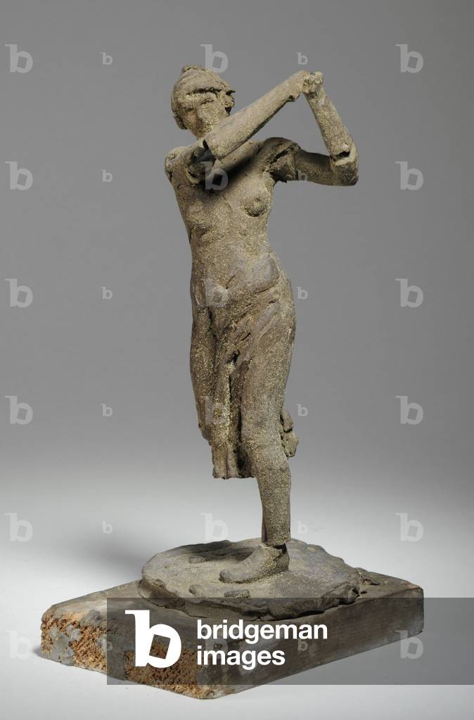 Maquette per la figura di una donna golfista (plastilina)