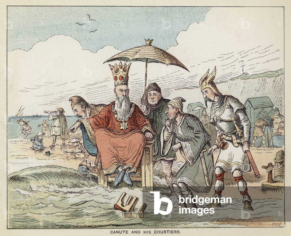 Re Canuto e la sua Cortigiani (colore lito)