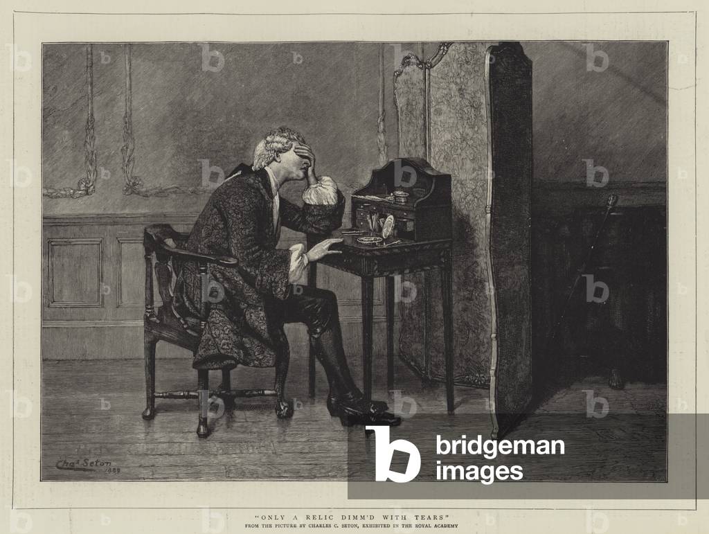 Solo una Reliquia dimm 'd con Lacrime (incisione)