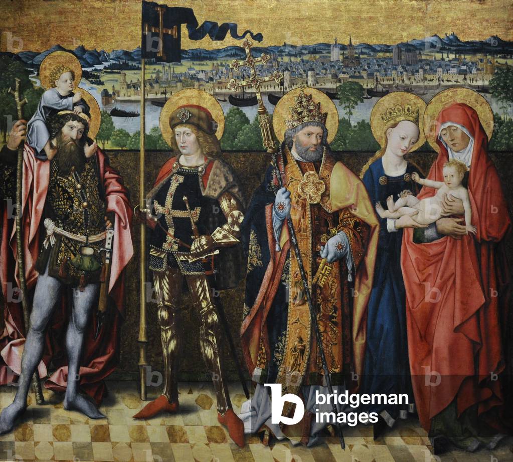 "Heilige Anna" von Master of the Glorification of Mary