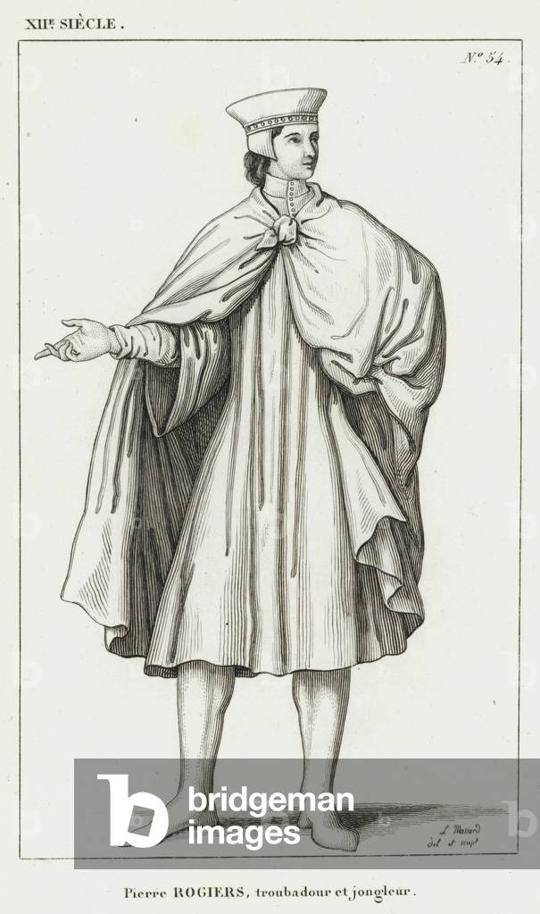 "XII Siekle" 1801 von French School, b/w