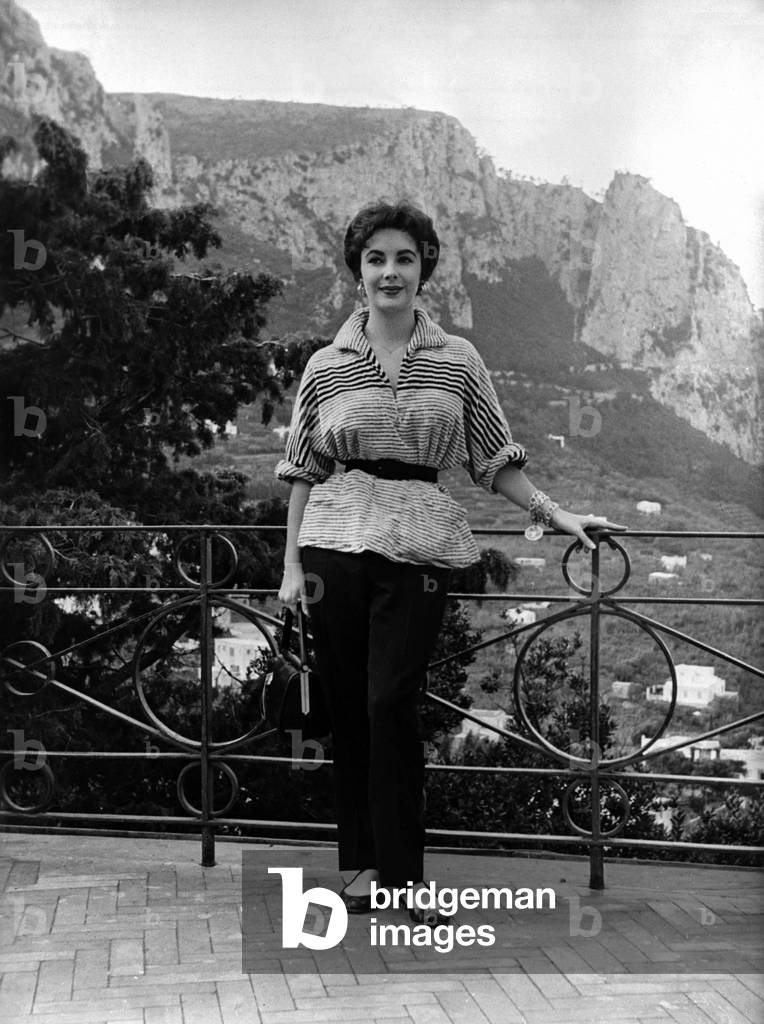 Elizabeth Taylor 1953, b/w