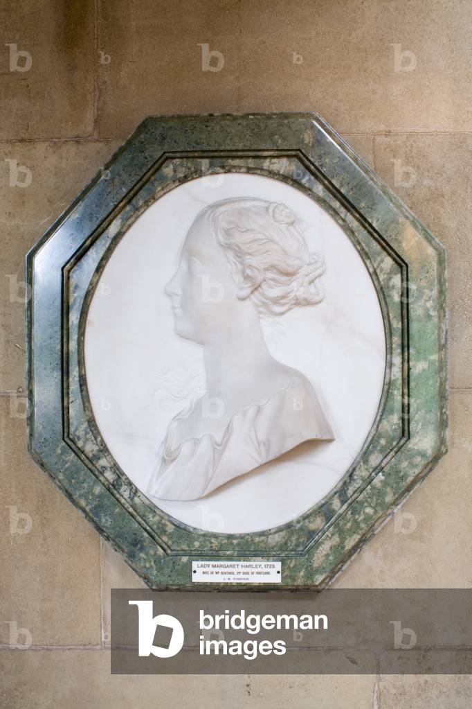 "bassorilievo di Margaret Cavendish" 1723 di John Michael Rysbrack