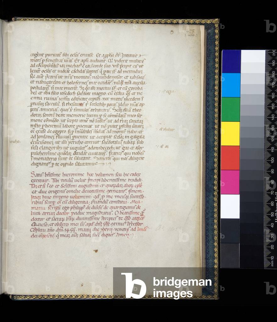 Image de Manuscrit représentant Mme 131. Jérôme 1455 par Philippus de Diversis de Quartigianis of Lucca