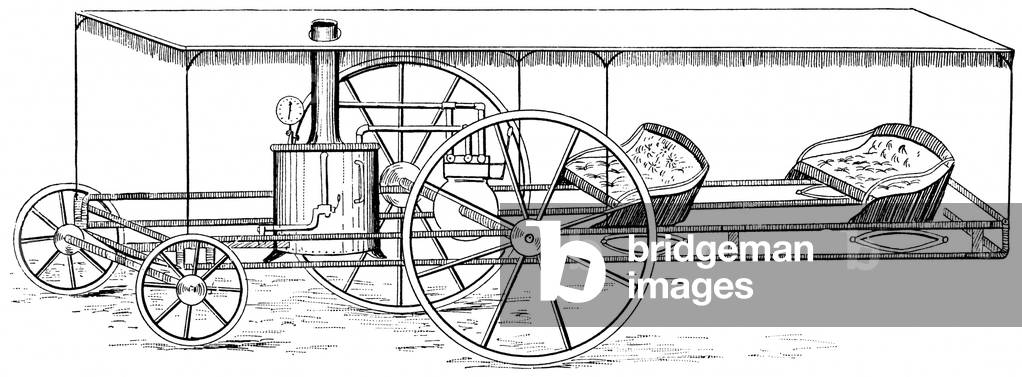 "Dampfwagen von Frank Vanell" 1895, b/w