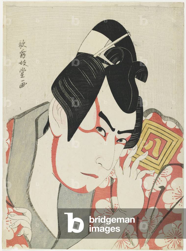 "Schauspieler Ichikawa Yaozō III als Umeōmaru", 1796 von Kabukido Enkyo