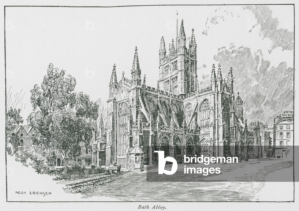 Abbazia di Bath (litografia)