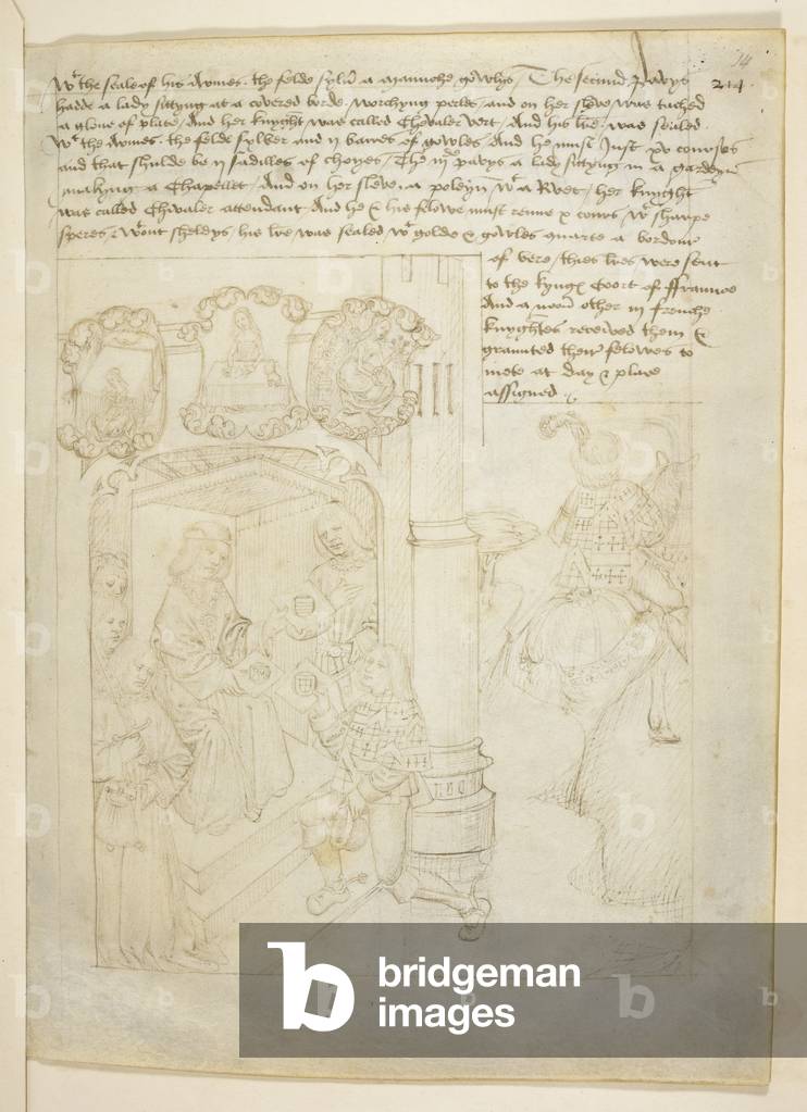 Coton Julius E. IV 1483 par Netherlandish School, b/w