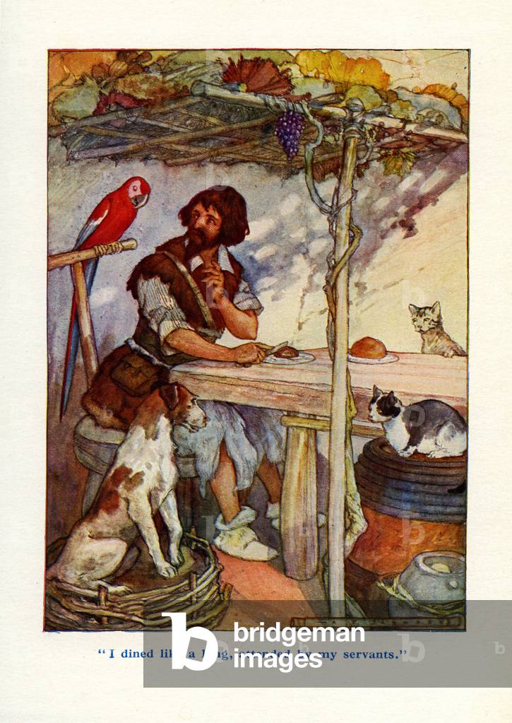 "Robinson Crusoe" von Albert Edward Jackson