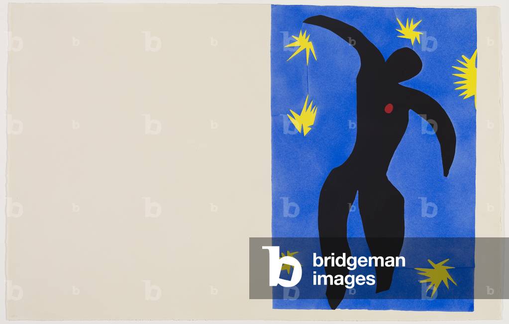 Icare, c.1943 (pochoir printed in color ink on wove paper)
