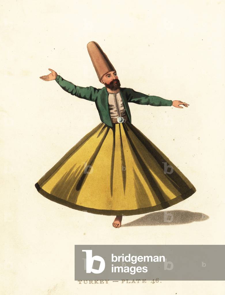 Dervise oder Dervish tanzen