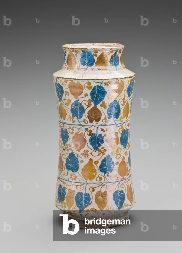 Pharmacy jar, 1440-80 (earthenware)
