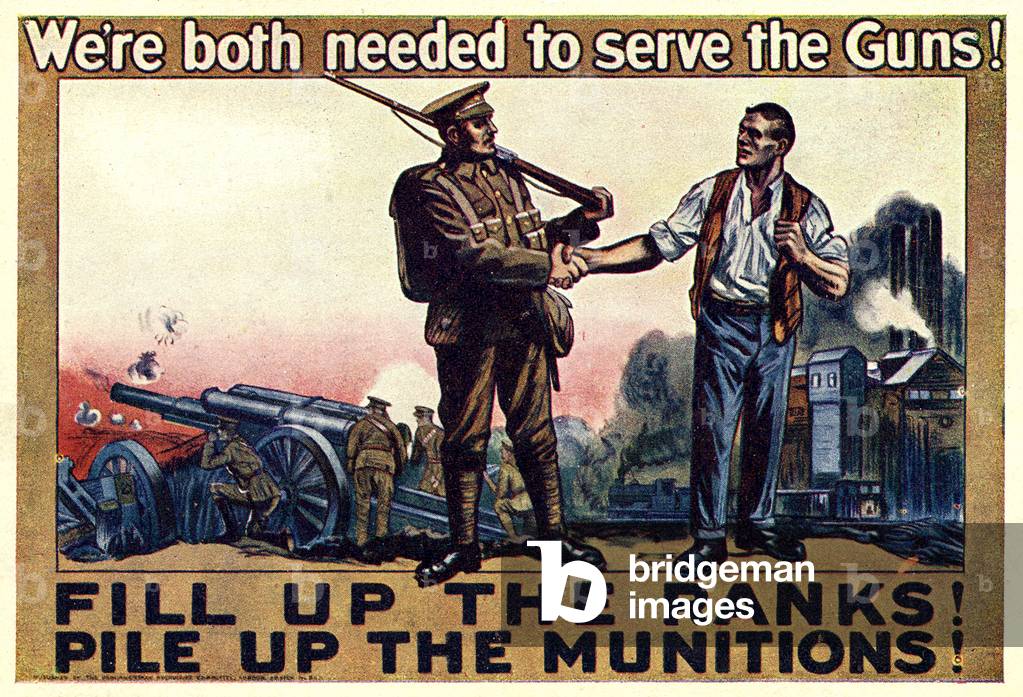 Primo poster di reclutamento della guerra mondiale