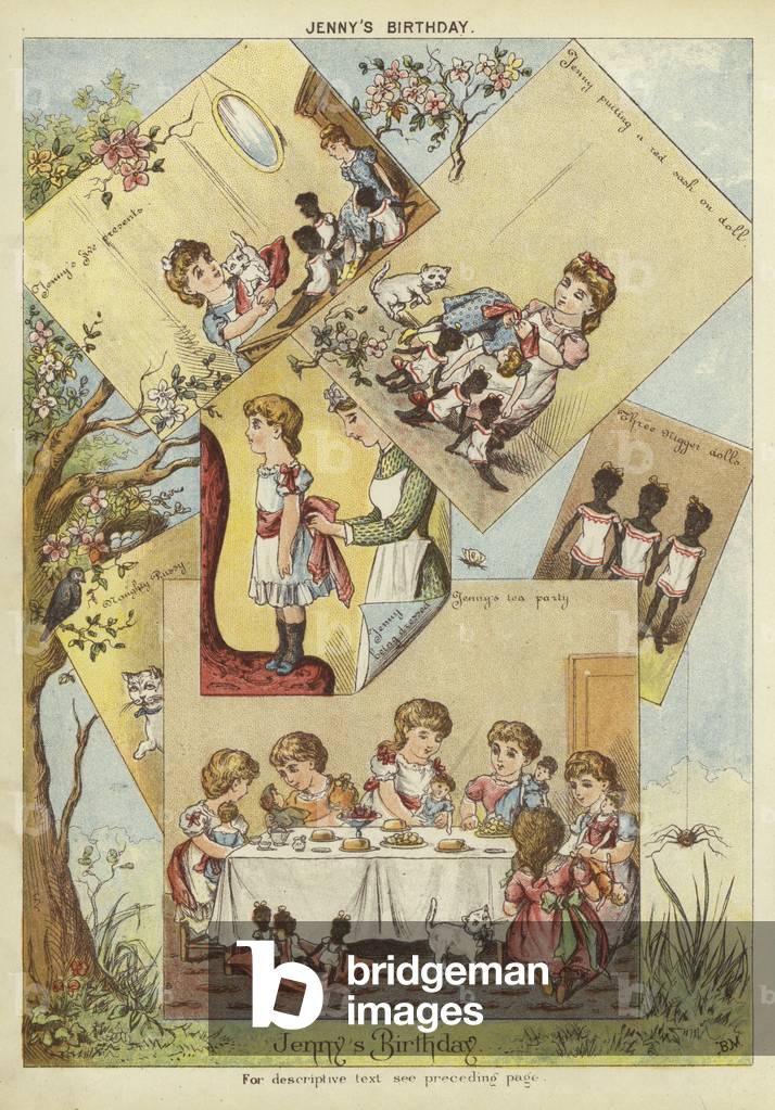 "Jennys Geburtstag (Chromolitho)" von English School