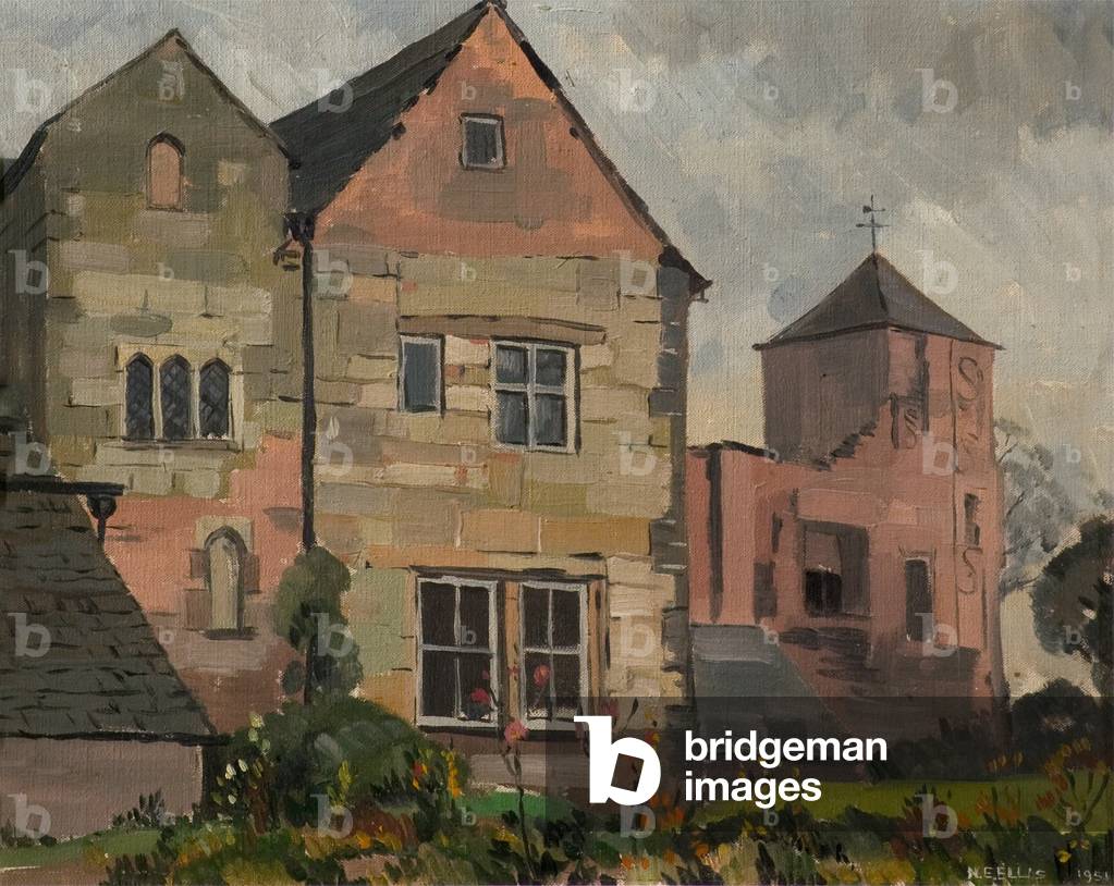 Immagine di Dipinto "Old Manor Farm" 1951 di Norman Ernest Ellis