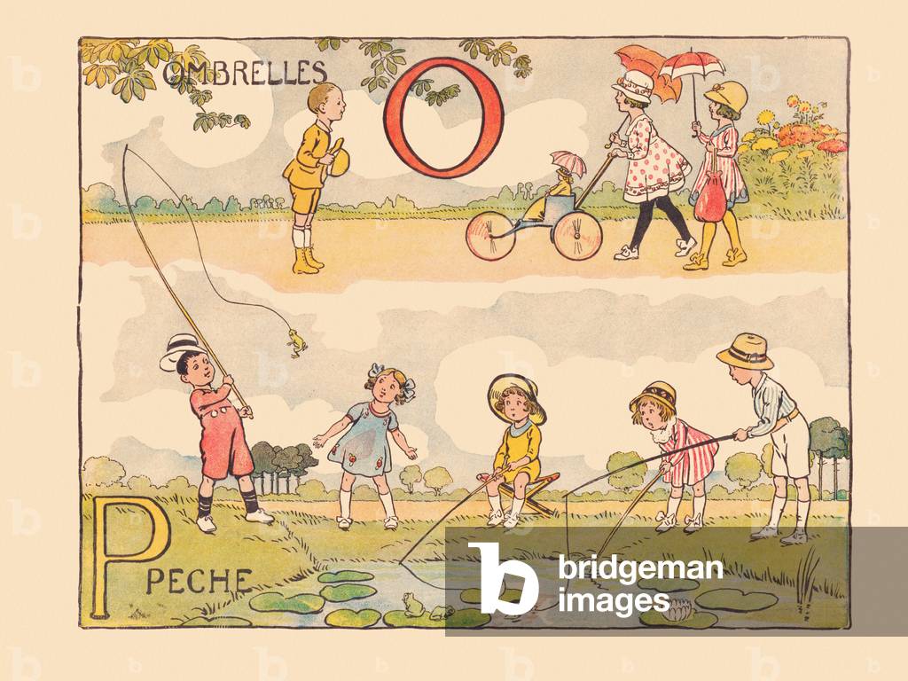 Immagine di Nessuno "OMBRELLO DA PESCA HOLIDAY ALPHABET" 1920 di Raymond de la Neziere