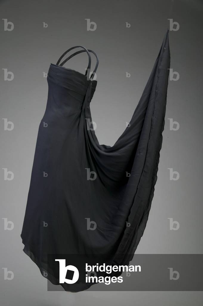 Cocktailkleid, 1955 (Seitenansicht), Seidenkrepp, Christian Dior, Paris