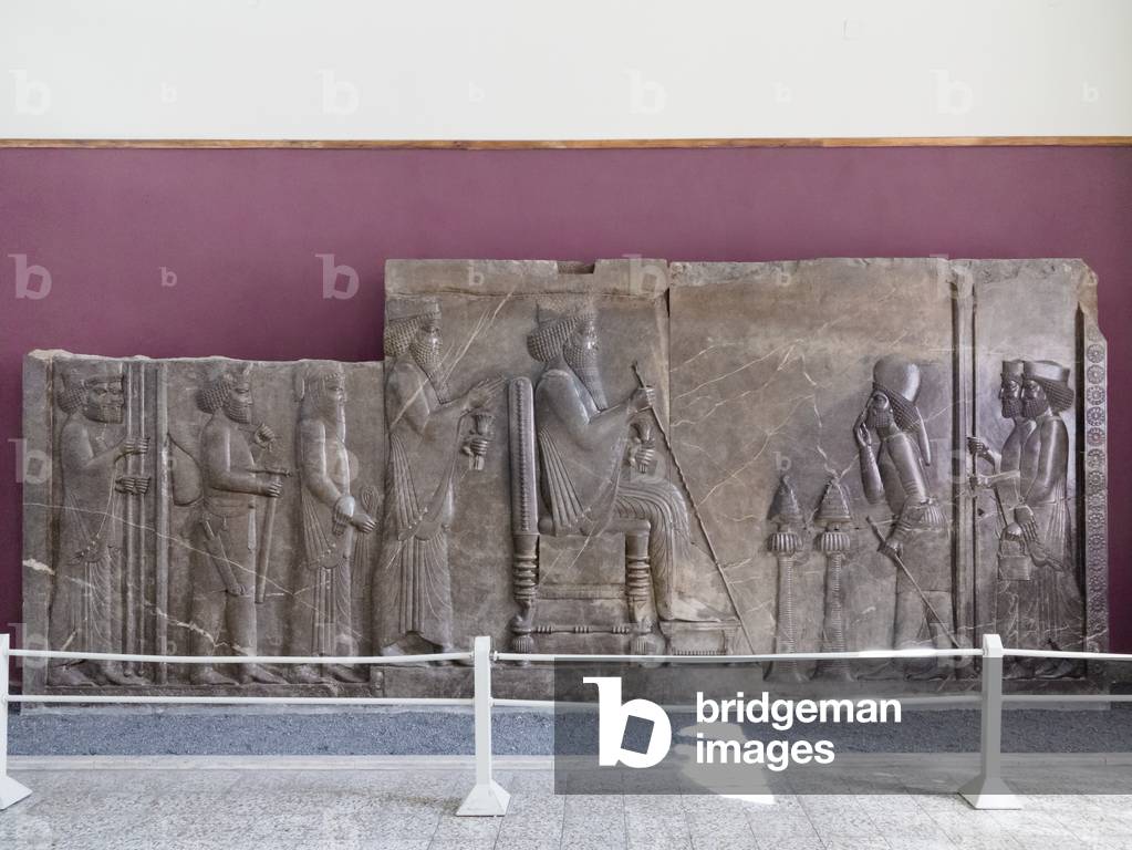 Scena del pubblico di Dario I, di Persepoli, periodo achemenide (pietra)