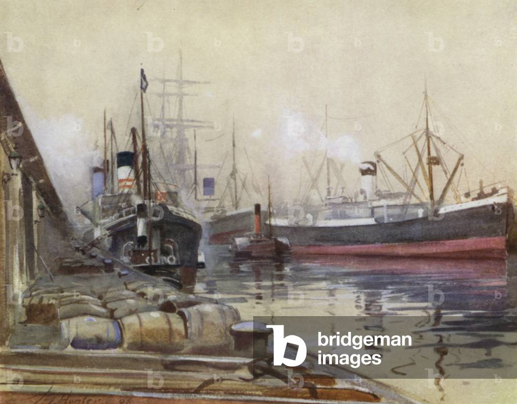 "Queen' s Dock" di John Young Hunter