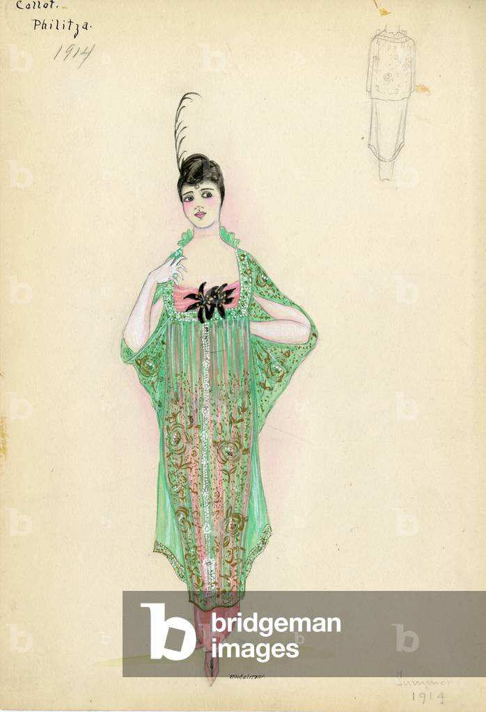Immagine di Disegno "Abito da sera" 1914 di Henri Bendel Studio