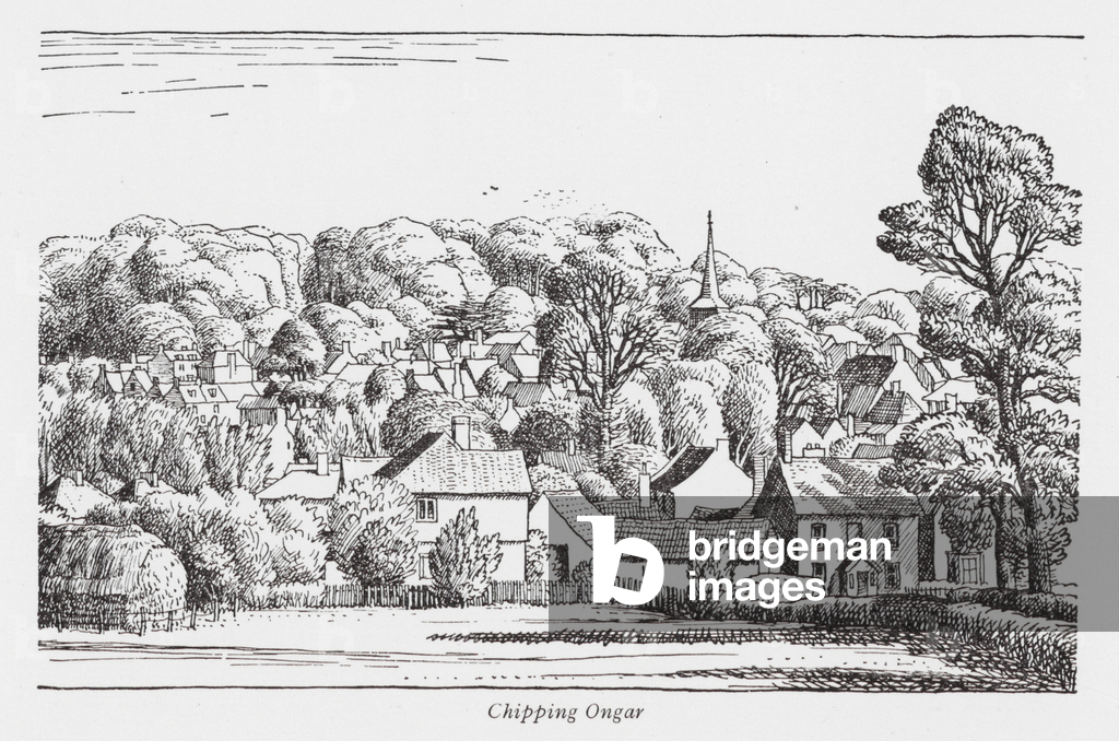 Chipping Ongar (litho)