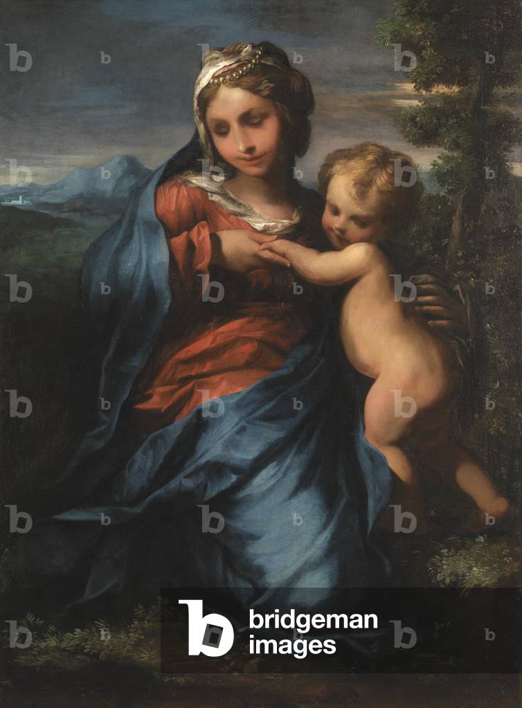 Virgin and Child, c.1600 (oil on canvas)