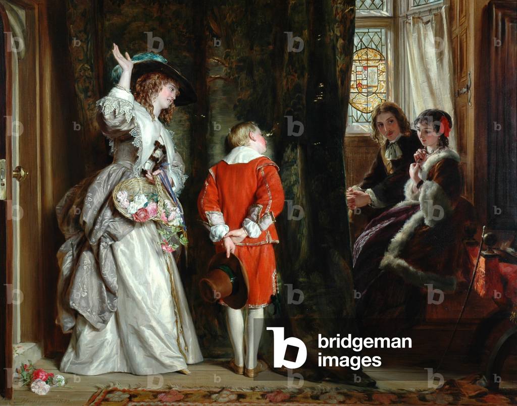 Image de Peinture représentant Payer pour Peeping, 1872 par John Callcott Horsley