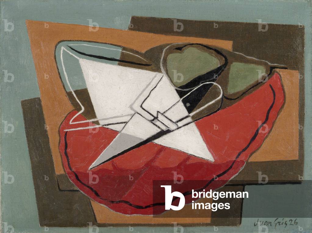 Image de Peinture représentant Couteau 1926 par Juan Gris