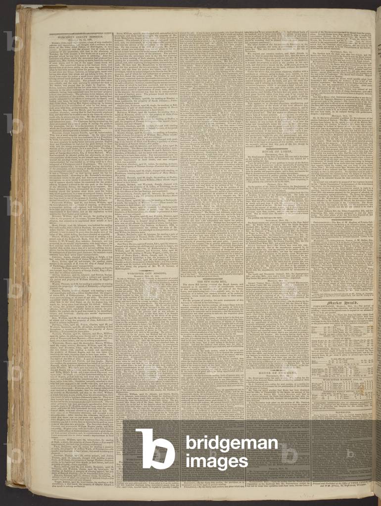 Immagine di Stampa "Worcester Herald" 1831 di English School