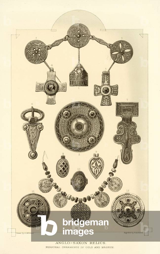 Reliquie anglosassoni (incisione)