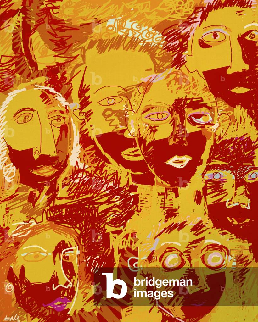 Faces: Yellow and Red (computer graphics)