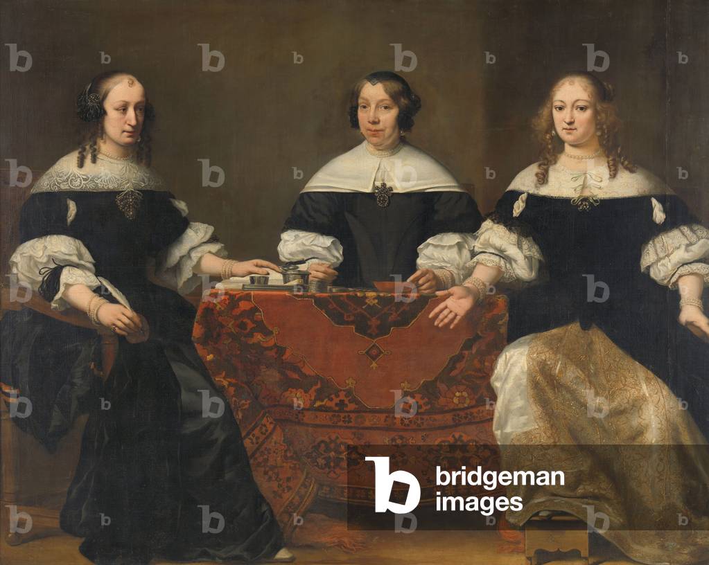 Ritratto delle Tre Regentesse del Leprozenhuis, Amsterdam, c. 1668 (olio su tela)