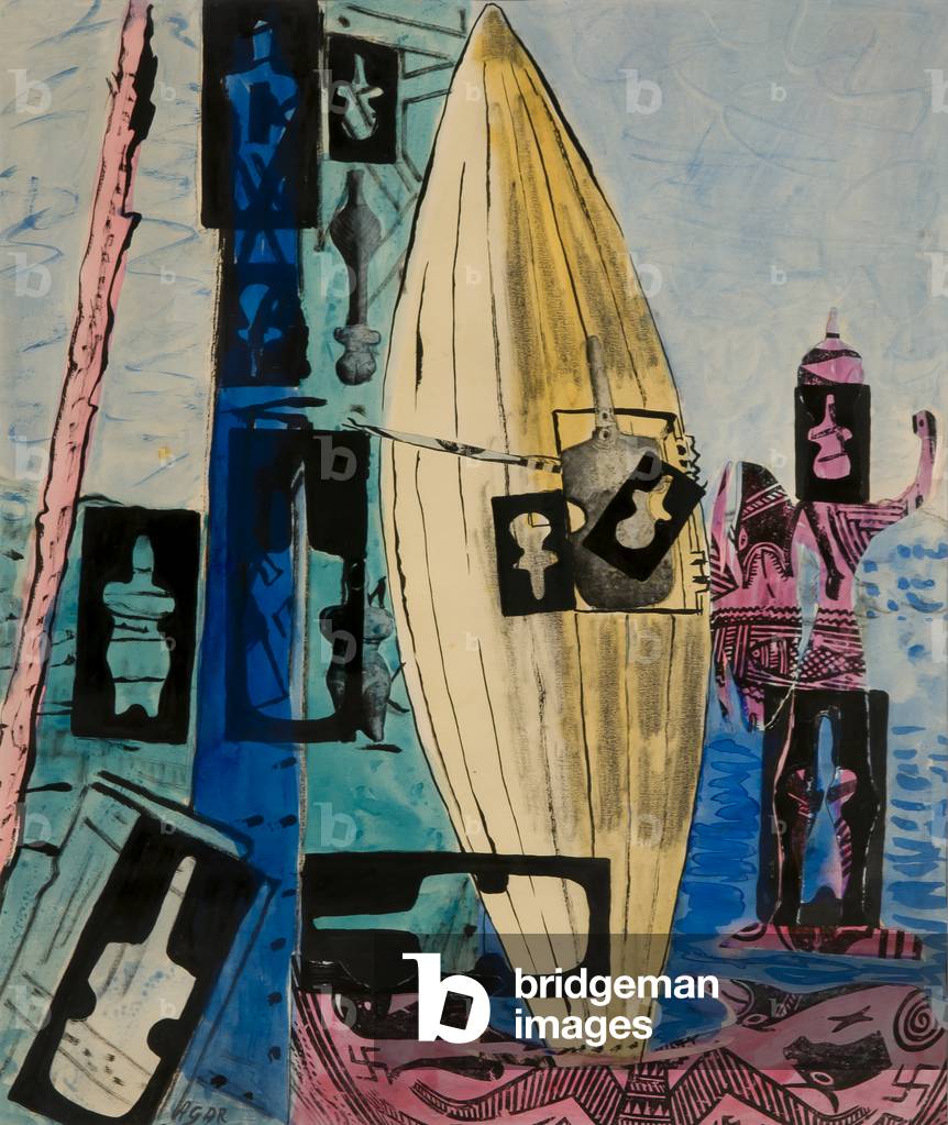 "Pezzo con corde" 1941 di Eileen Agar