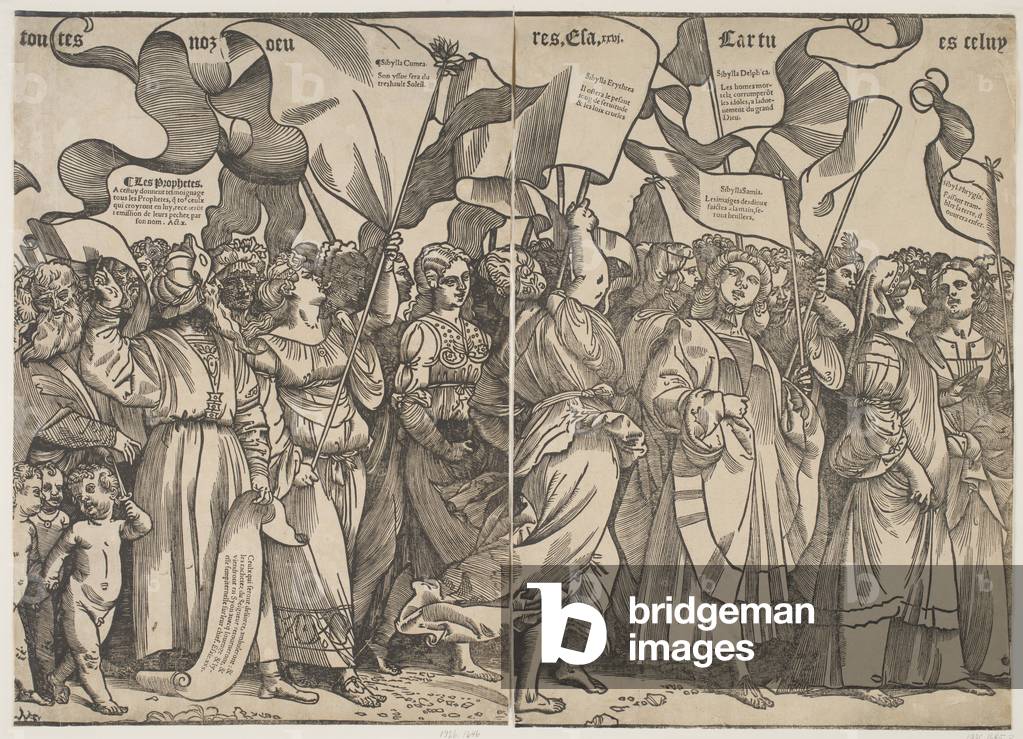 Propheten II., um 1511 (Holzschnitt)