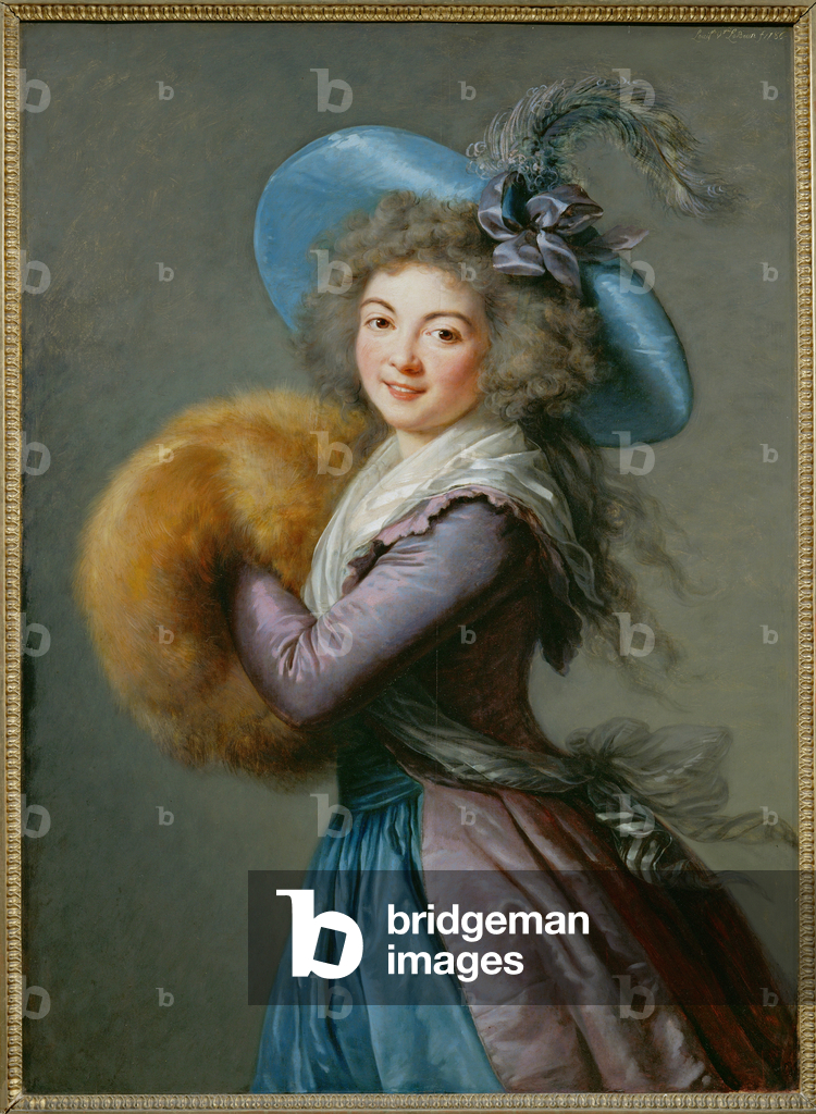 Immagine di Dipinto "Mme Mole-Raymond (dipinto su legno)" di Elisabeth Louise Vigee-Lebrun