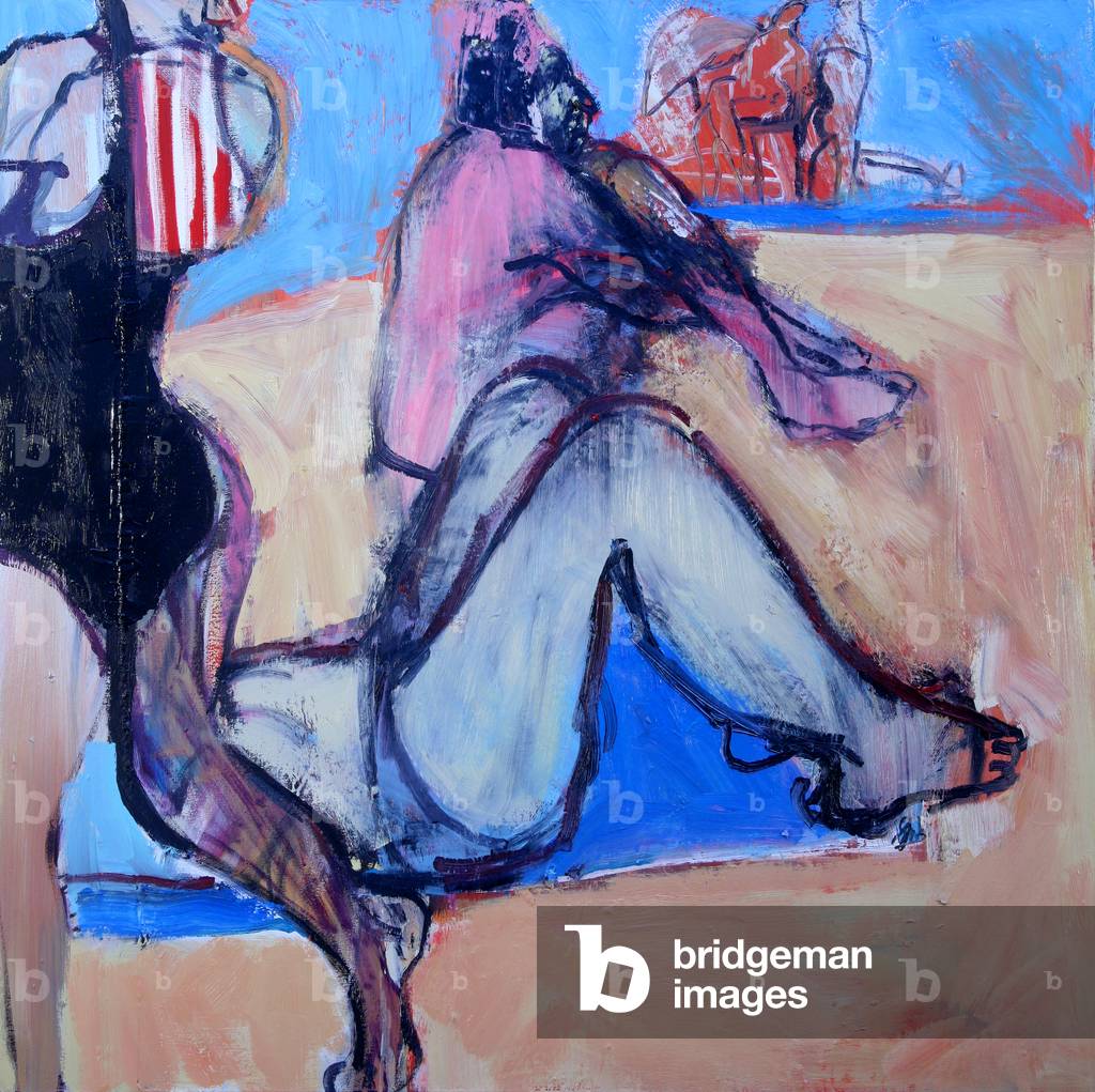 Beach View, 1993 (Öl auf Leinwand)