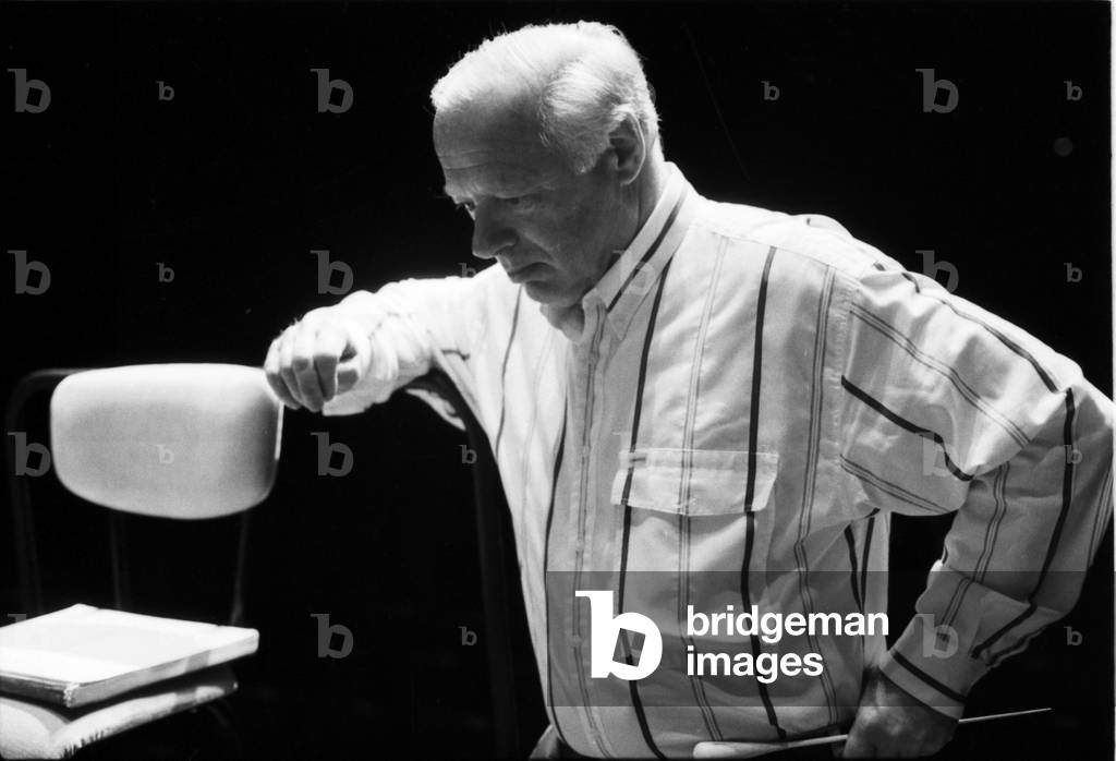Bernard Haitink by Marion Kalter, b/w