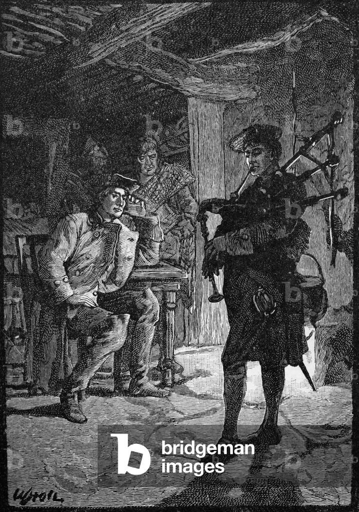 Kidnapped - by William Brassey Hole, b/w