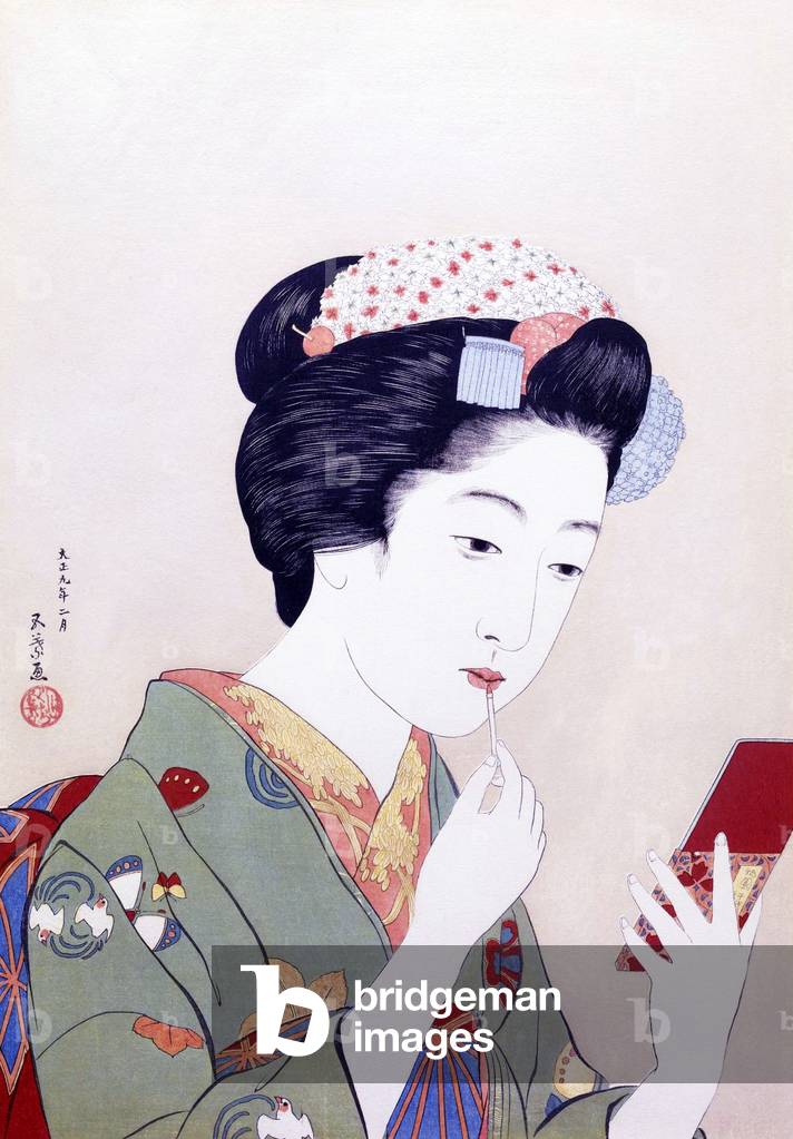 Bild von Druck "Japan: Eine Frau" 1901