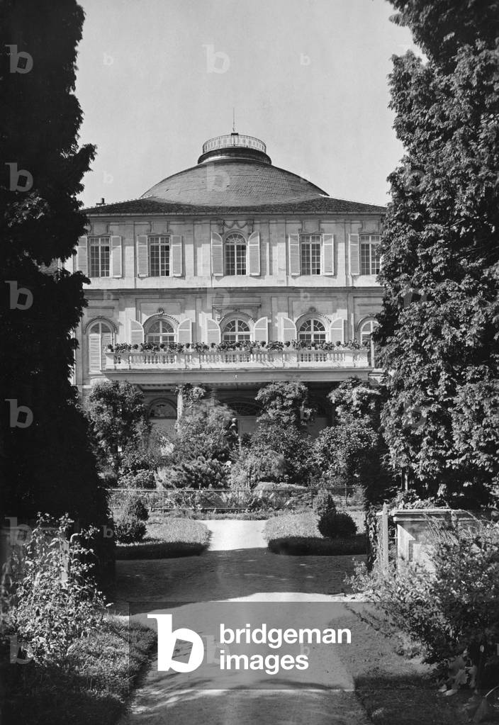 Hohenheim Palace vicino a Stoccarda, 1930 (foto in b/n)