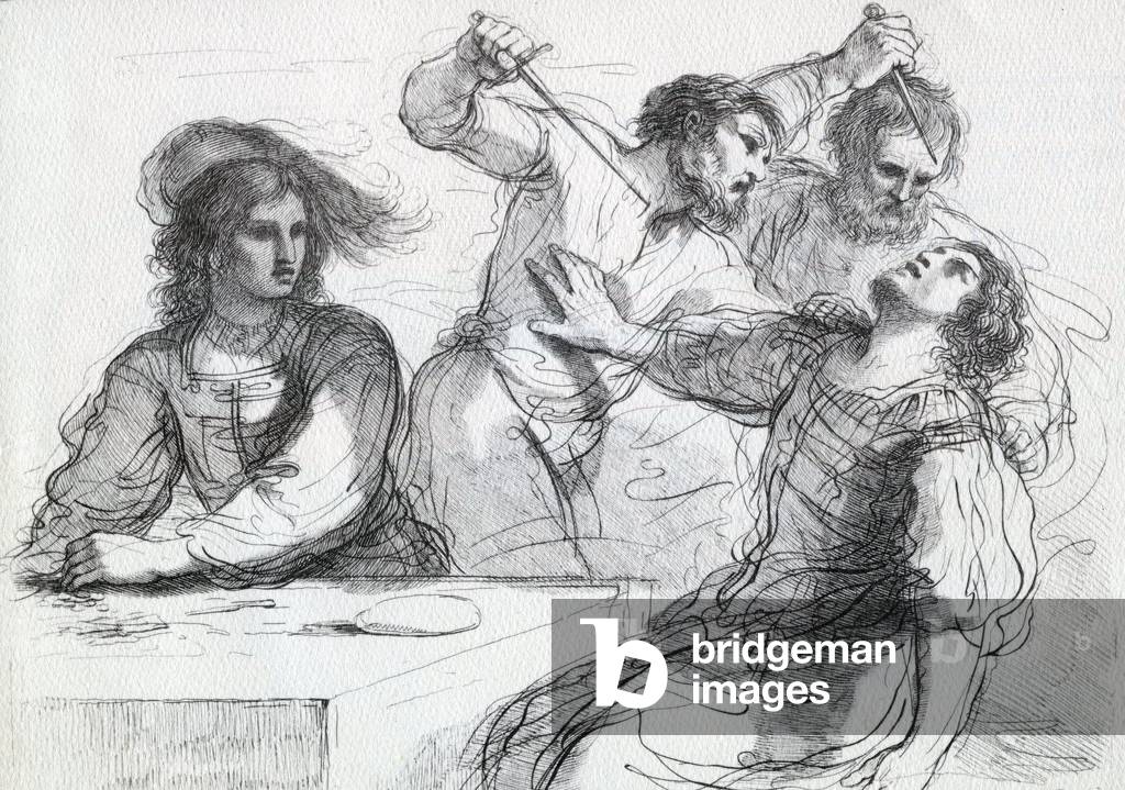 Streit über ein Spiel, 1764 (Ätzen)